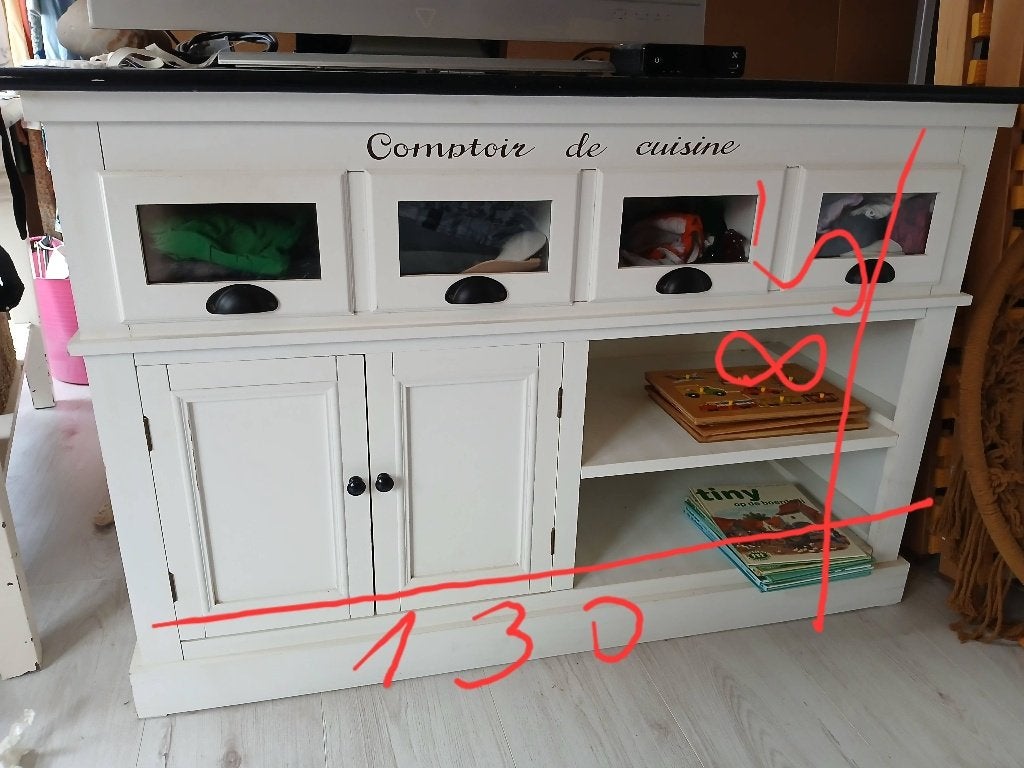 Kast Maisons du Monde, Huis en Inrichting, Ophalen, Gebruikt, 100 tot 150 cm, 25 tot 50 cm