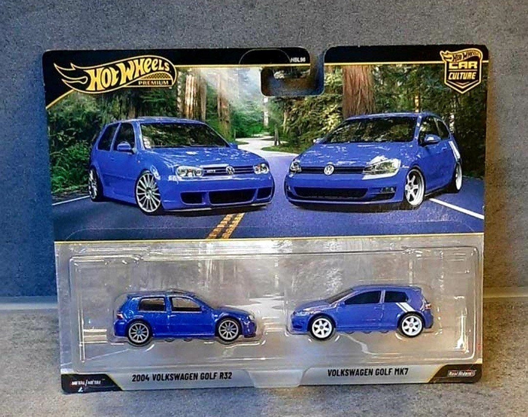Hotwheels Premium/2004 VW GOLF R32 & GOLF MK7/NIEUW, Enlèvement ou Envoi, Neuf, Voiture
