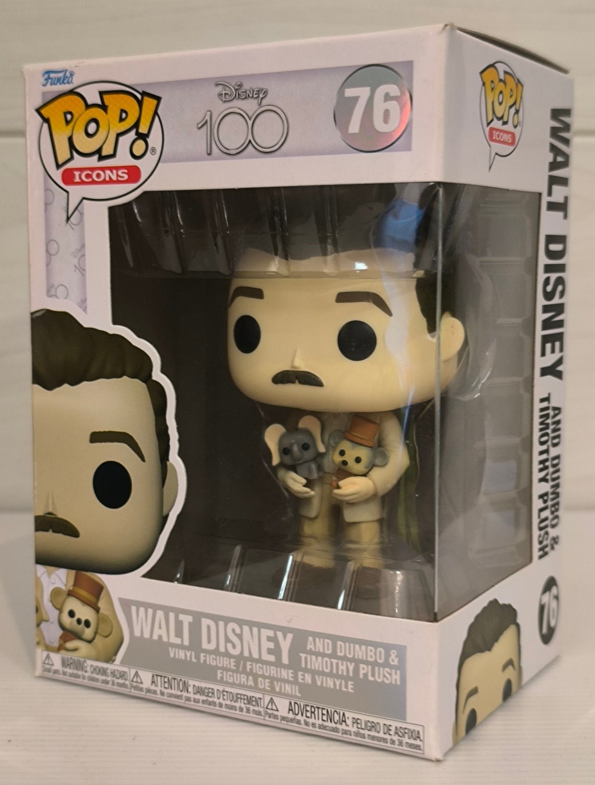 Funko Pop! Disney 100: Walt Disney with Dumbo & Timothy (76), Verzamelen, Ophalen of Verzenden, Nieuw