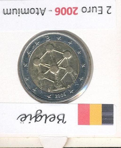 Belgique 2 euros 2006 Atomium, Monnaie en vrac, Belgique, 2 euros, Naissance ou Mariage