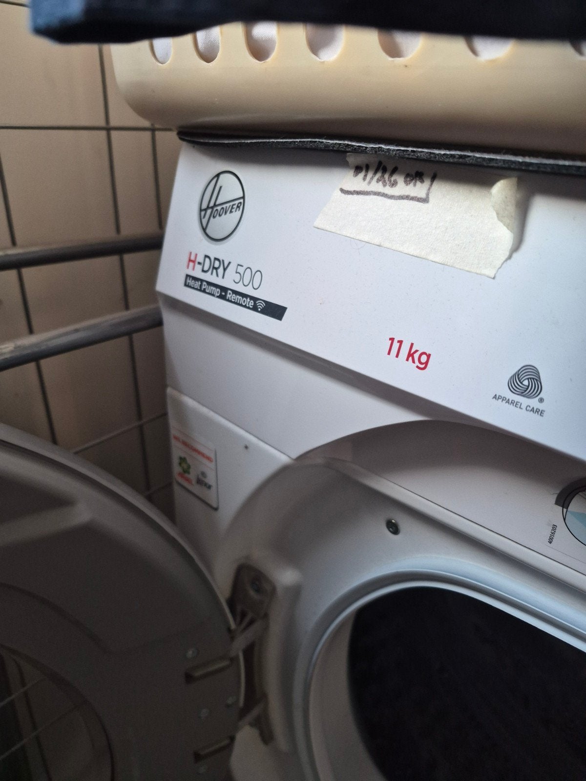 Wasmachine van 8 kg, Elektronische apparatuur, Ophalen, Gebruikt, Wolwasprogramma, 85 tot 90 cm