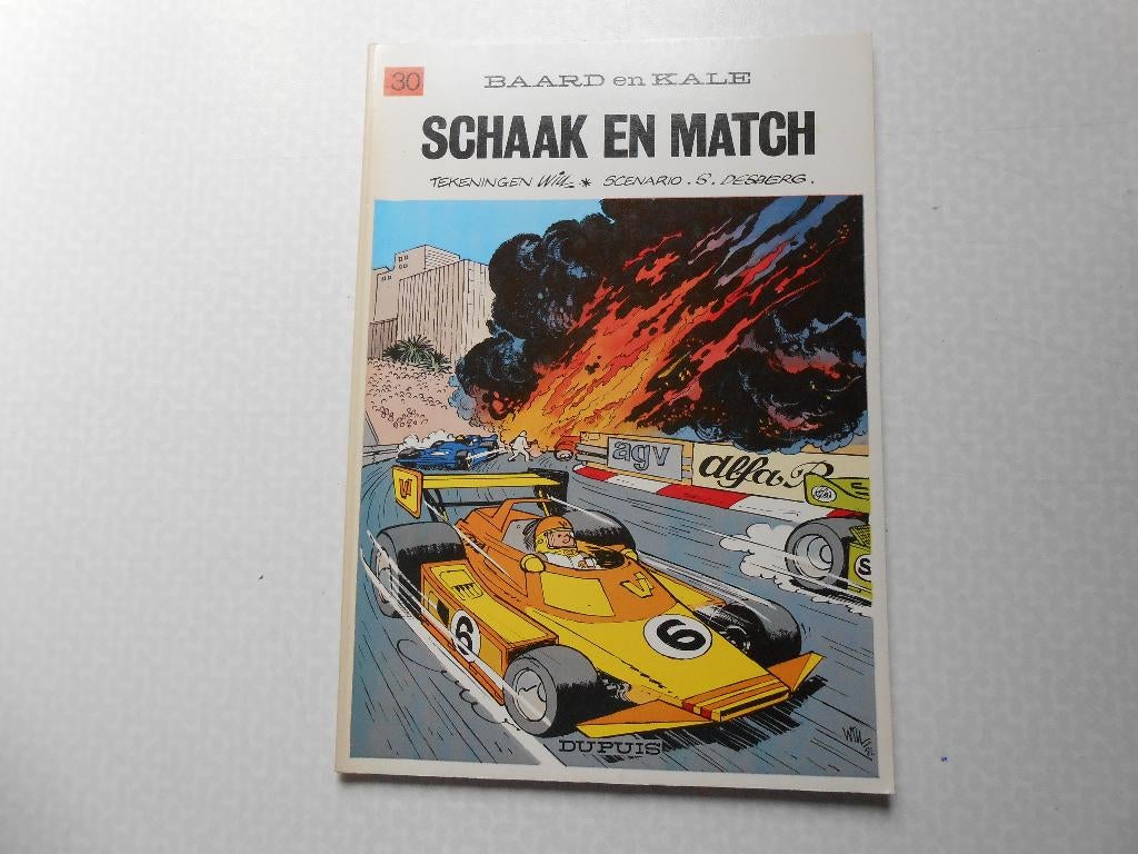 baard en kale 30 Schaak en match 1982 1ste druk., Boeken, Eén stripboek, Nieuw, Ophalen of Verzenden, Will/Desberg