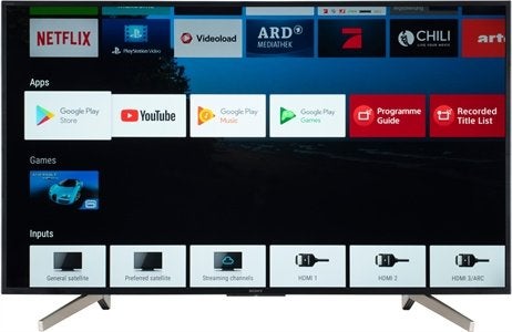 TV Sony 55" LCD KD55XF7596BAEP, Audio, Tv en Foto, Televisies, Ophalen, LCD, Zo goed als nieuw, 4k (UHD)
