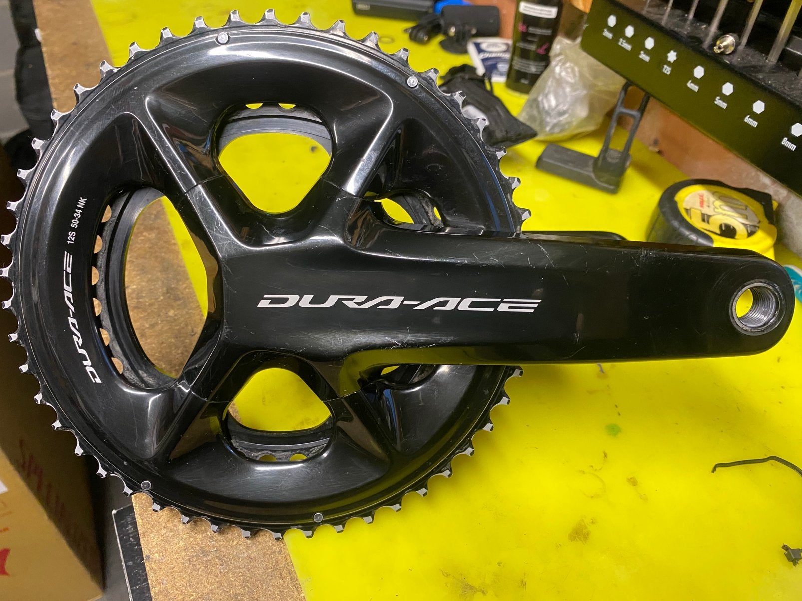 Dura Ace crankset, Ophalen of Verzenden, Zo goed als nieuw