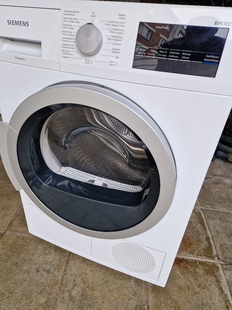 Sèche linge Siemens 8kg A condensation, Enlèvement, Comme neuf, Chargeur frontal