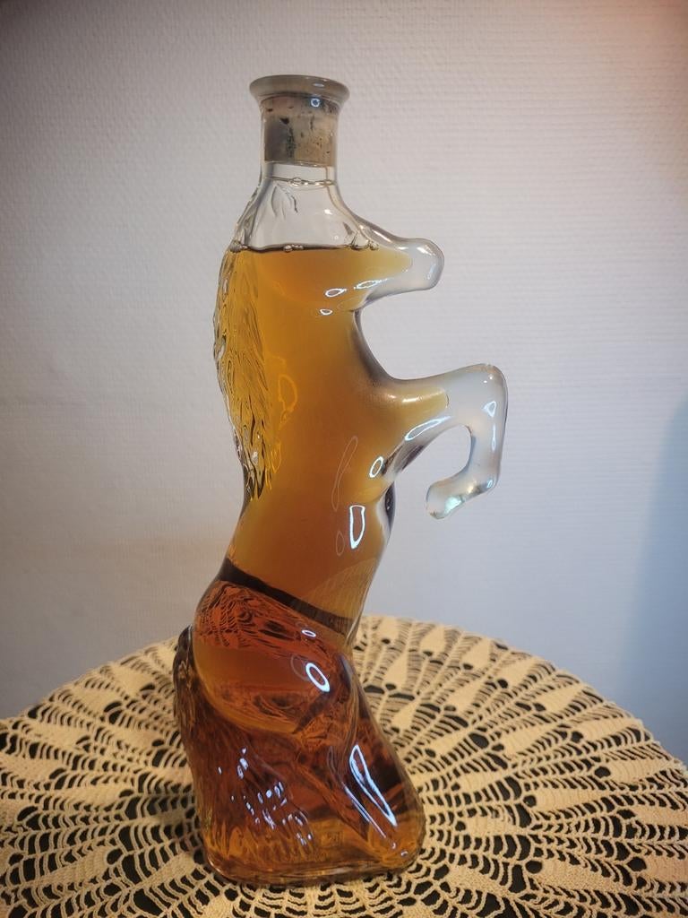 Decoratief karafpaard met alcohol Normandy new, Nieuw, Ophalen of Verzenden, Vol, Overige typen