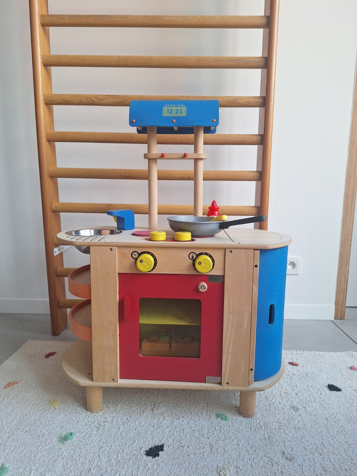 speelgoedkeukentje met toebehoren, Enfants & Bébés, Enlèvement, Comme neuf, Bois, Jouer à la cuisine