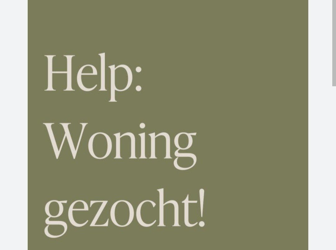 DRINGEND Huis gezocht