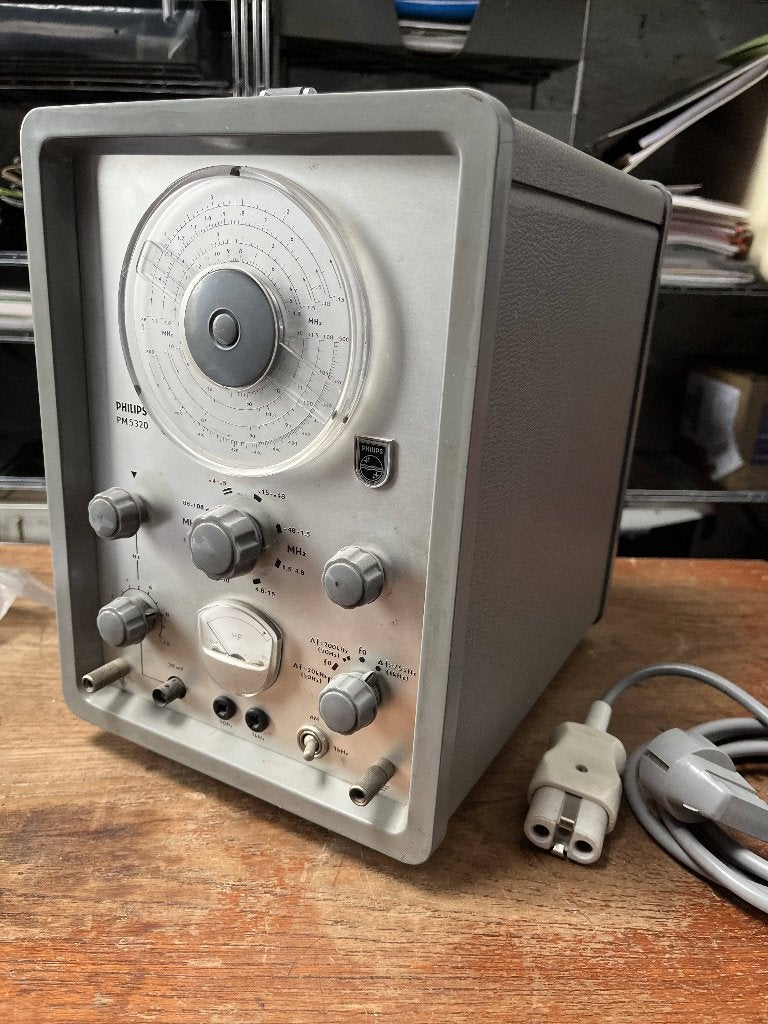 Philips PM 5320 vintage radiofrequentiegenerator voor tv, Ophalen, Gebruikt, Overige typen