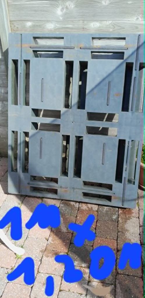 plastieken pallet, Ophalen, Gebruikt, Pallet