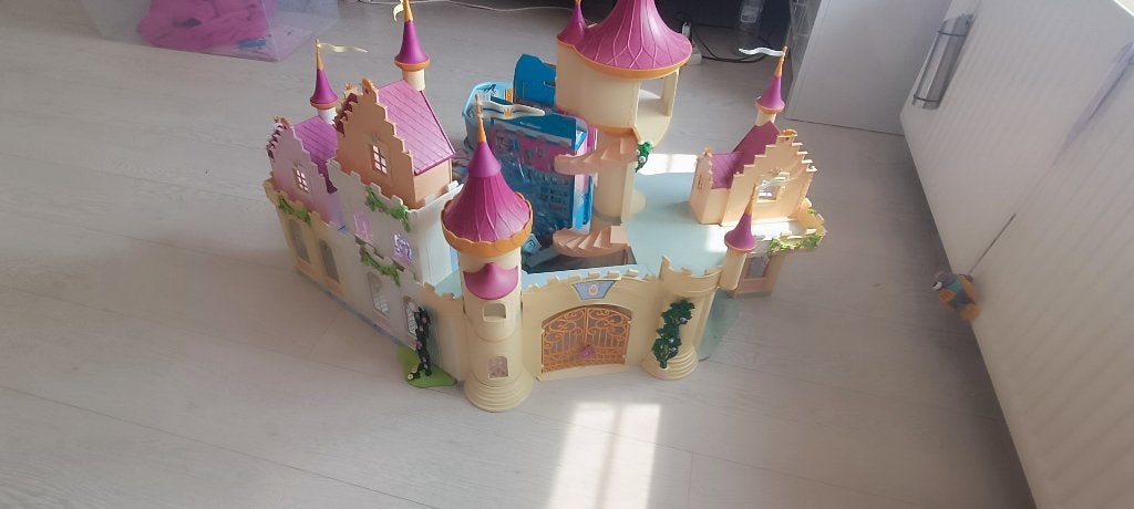 Playmobil koninklijk princess paleis met uibreiding 6848, Utilisé, Princess, Château/Fort, Kit complet