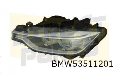 BMW 3-serie Sedan-Touring (7/15-9/19) Koplamp Rechts (haloge, Neuf, -, -, Envoi