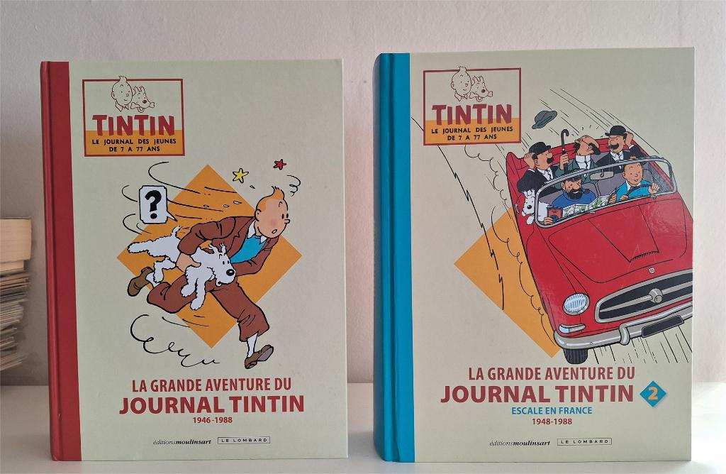 La grande aventure du journal Tintin 1 & 2, Boeken, Stripverhalen, Zo goed als nieuw, Meerdere stripboeken, Ophalen