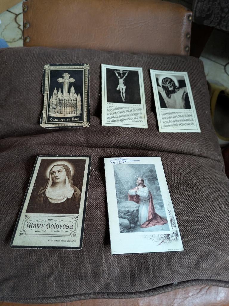 Dp rabaey 5 stuks, Ophalen of Verzenden, Bidprentje