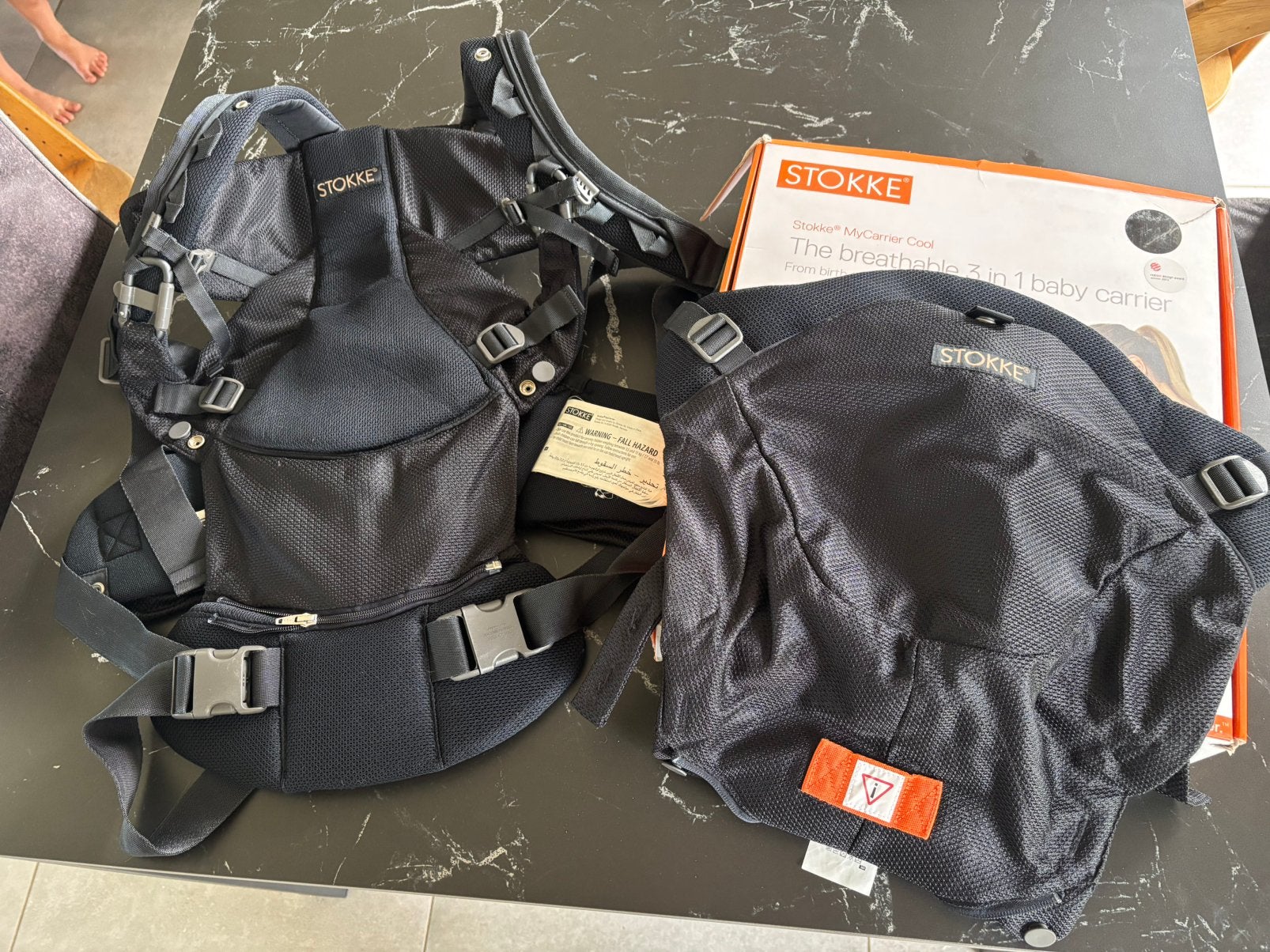 Draagzak stokke, Kinderen en Baby's, Babydragers en Draagdoeken, Buik of Rug, Zo goed als nieuw, Draagzak, Ophalen