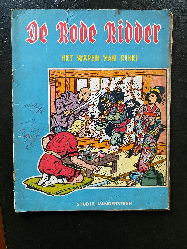 DE RODE RIDDER - ONGEKLEURDE REEKS -  Het wapen van Rihei, Gelezen, Karel verschuere, Eén stripboek, Ophalen of Verzenden