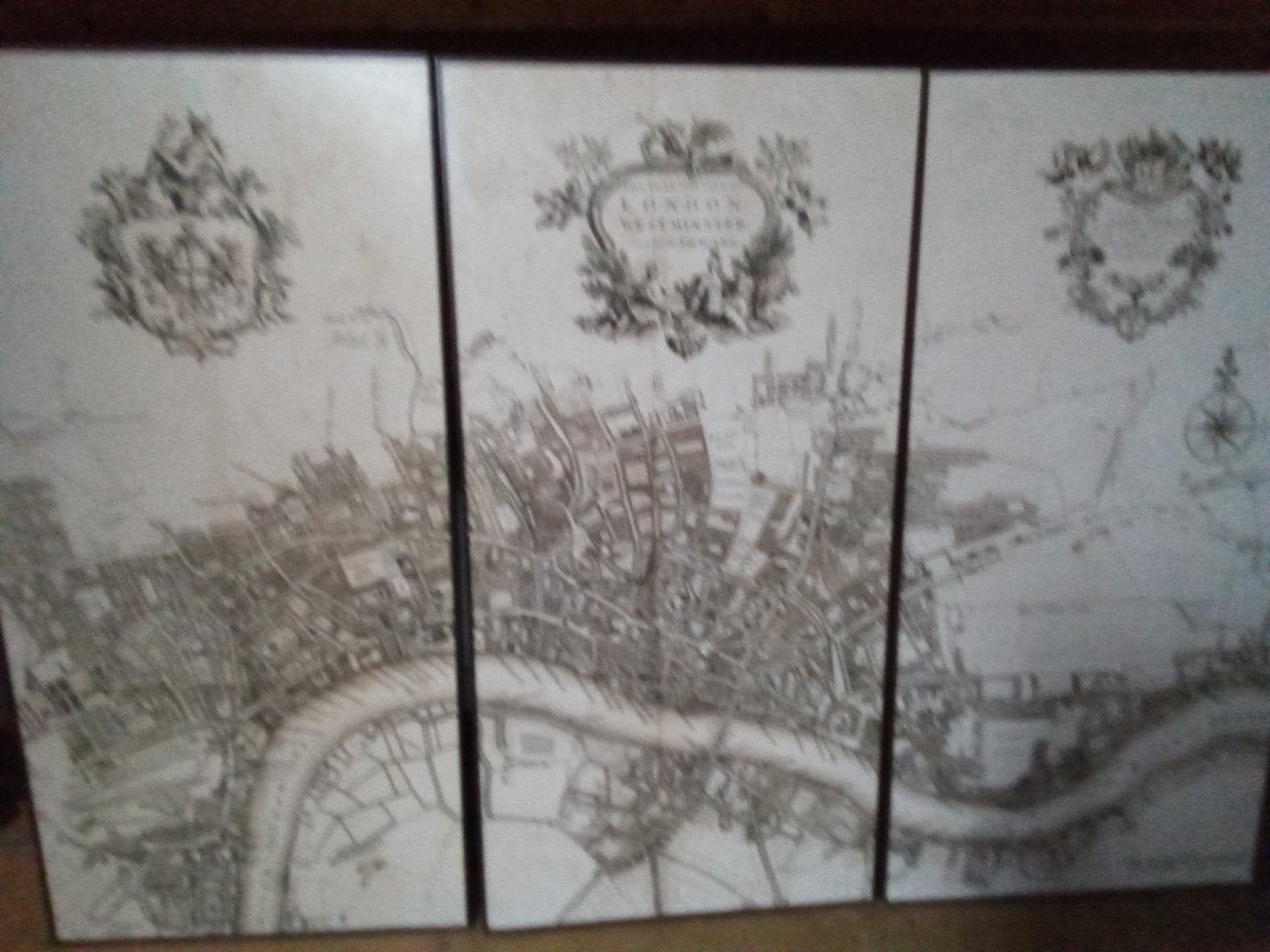 tableau en bois ville de Londres, Maison & Meubles, Enlèvement