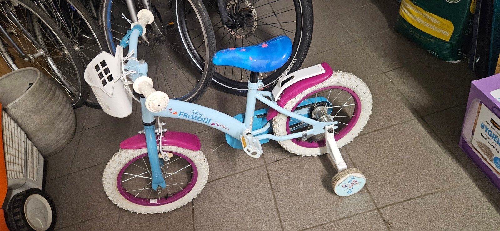 kinderfiets frozen, Fietsen en Brommers, Ophalen