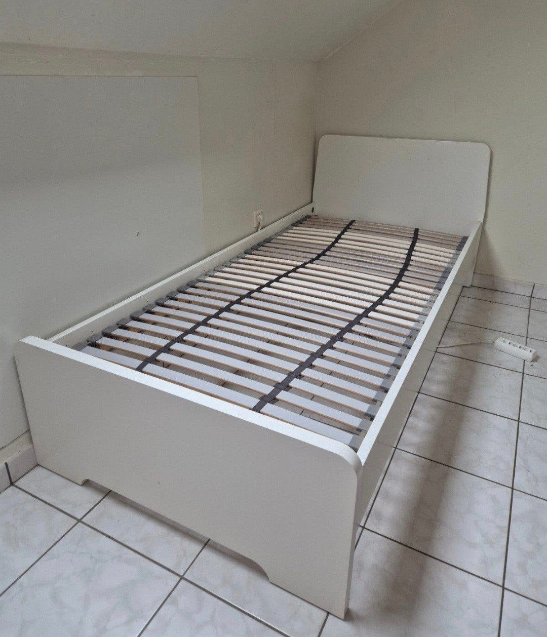 1 persoon Ikea bed., Ophalen, Gebruikt, 90 cm, Eenpersoons