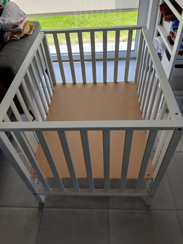 Babypark, box quax white, Kinderen en Baby's, Ophalen, Zo goed als nieuw, Rechthoekig, In hoogte verstelbaar