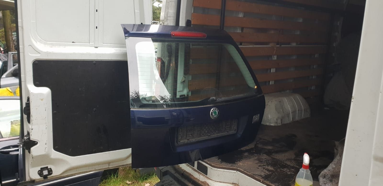 SKODA FABIA STATION ACHTERKLEP BJ 2002 2006, Arrière, -, Haillon arrière, Utilisé