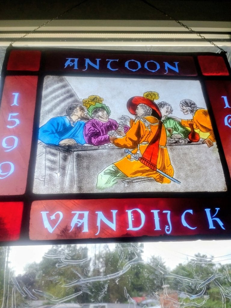 Glasraam Antoon Van Dijck, Antiek en Kunst, Ophalen