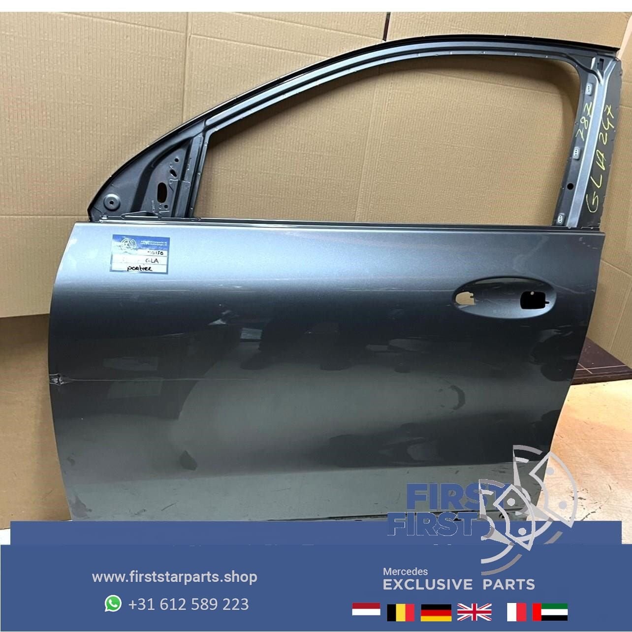 H247 GLA DEUR PORTIER GRIJS LINKS VOOR Mercedes GLA Klasse 2, Utilisé, Porte, -, Enlèvement ou Envoi