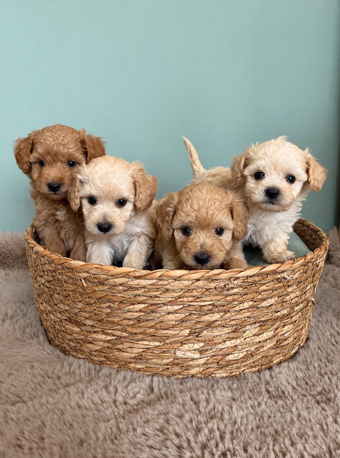 Adorables chiots caniches nains, Animaux & Accessoires, Caniche, Maladie de Carré (chiens), Plusieurs, Belgique