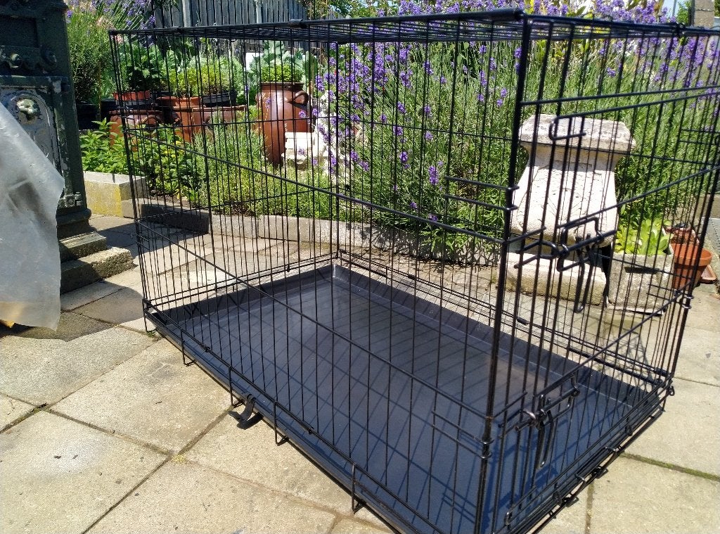 Hondenbench 91 cm voor auto/huiskamer, Dieren en Toebehoren, Ophalen, Zo goed als nieuw