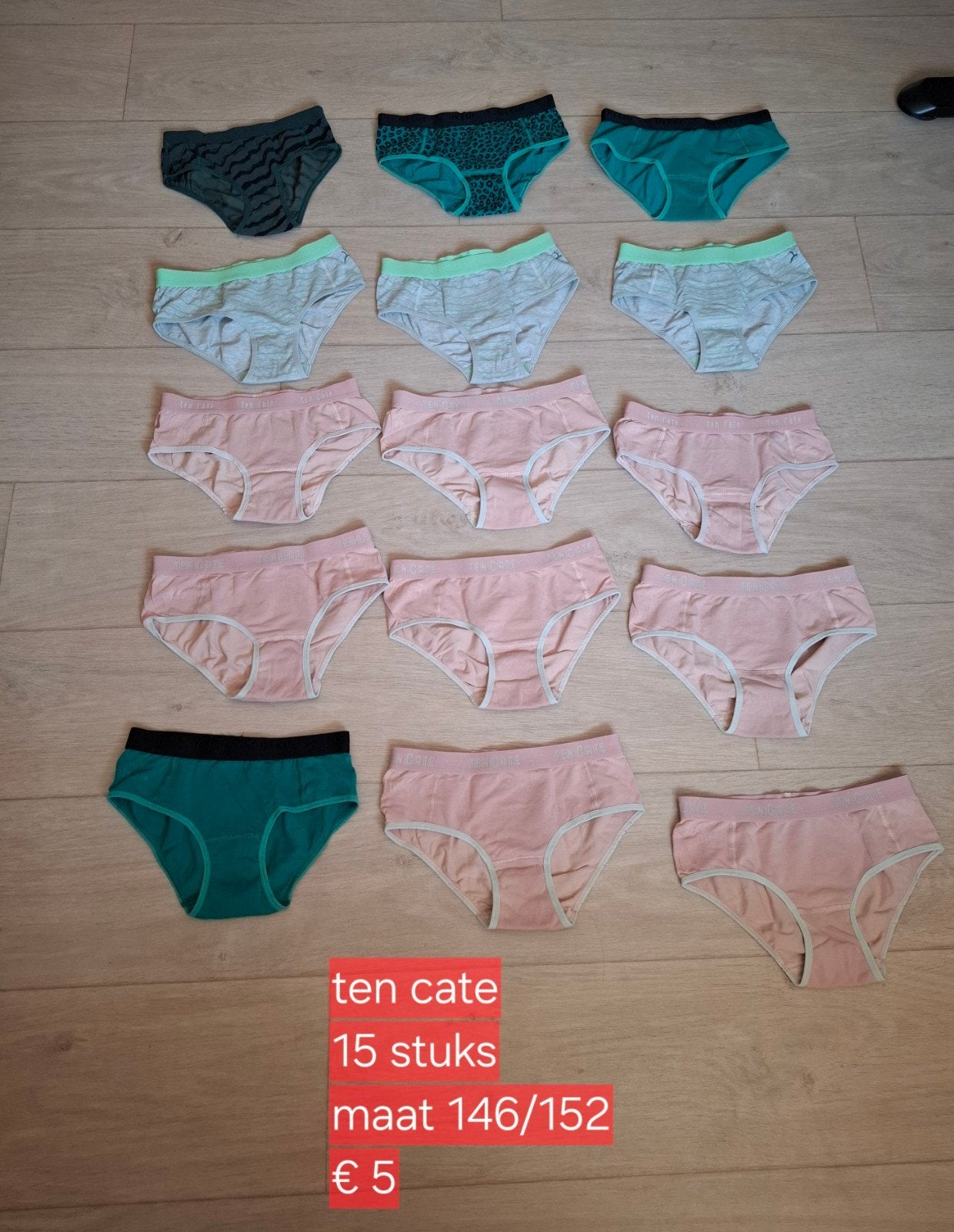 sous-vêtements Ten Cate taille 146/152, Enlèvement ou Envoi, Comme neuf, Vêtements de nuit ou Sous-vêtements, Ten cate