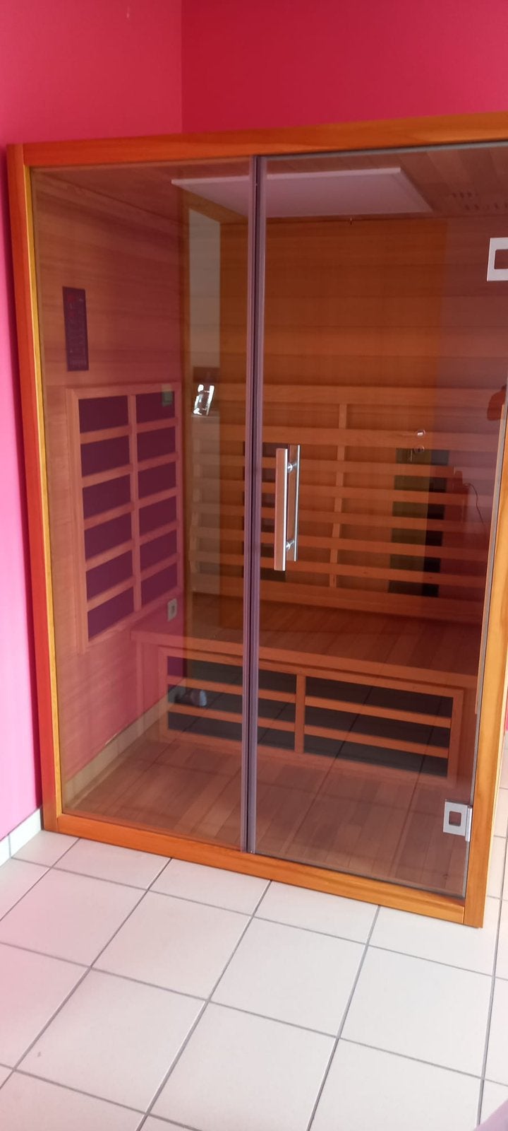 Sauna infrarood cabine, Sport en Fitness, Sauna, Ophalen, Zo goed als nieuw, Infrarood