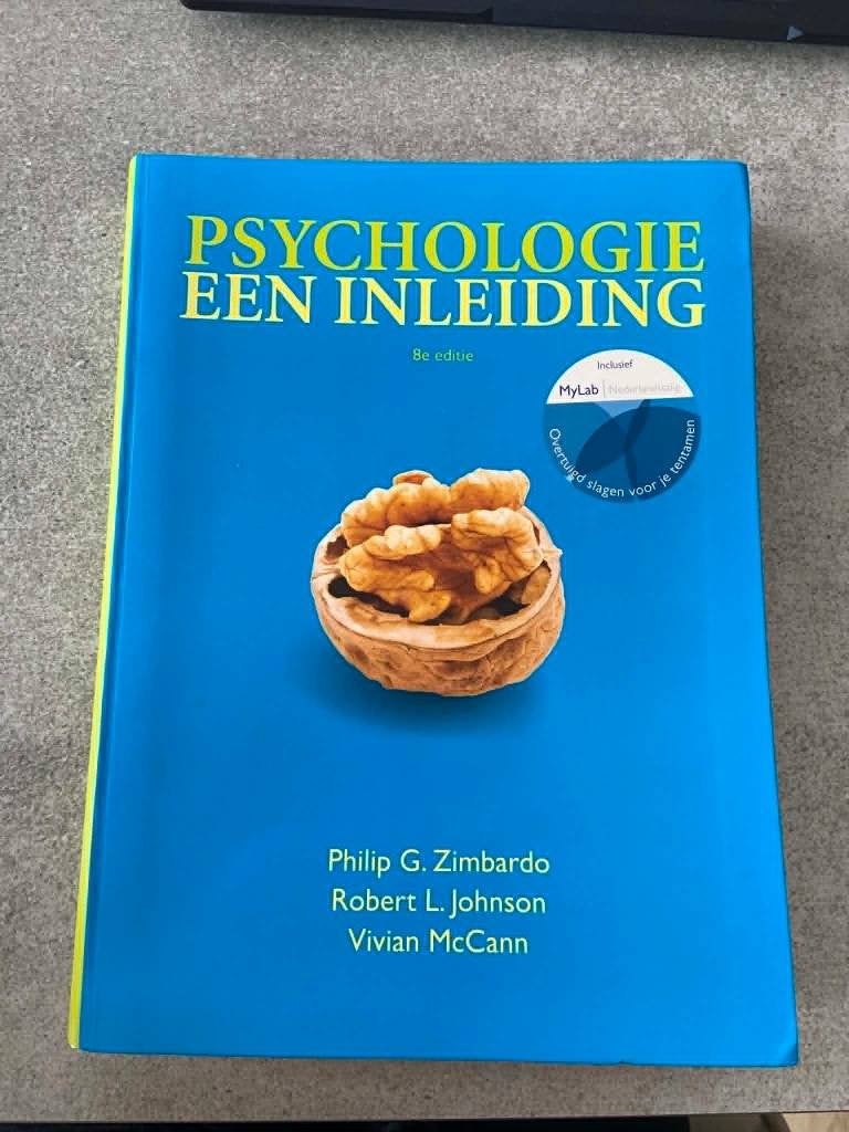 Psychologie: een inleiding, Enlèvement ou Envoi, Neuf, Enseignement supérieur professionnel, Pearson