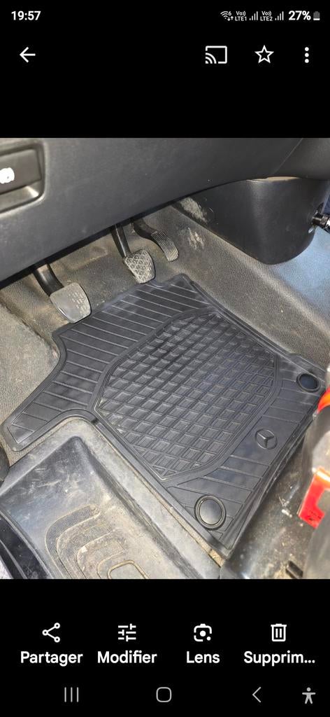 Originele Mercedes Vito Taurer klasse 447 rubbermat, Auto-onderdelen, Ophalen of Verzenden