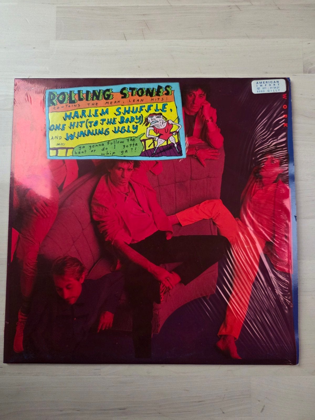 33T. Het vuile werk van de Rolling Stones 1986, Ophalen of Verzenden
