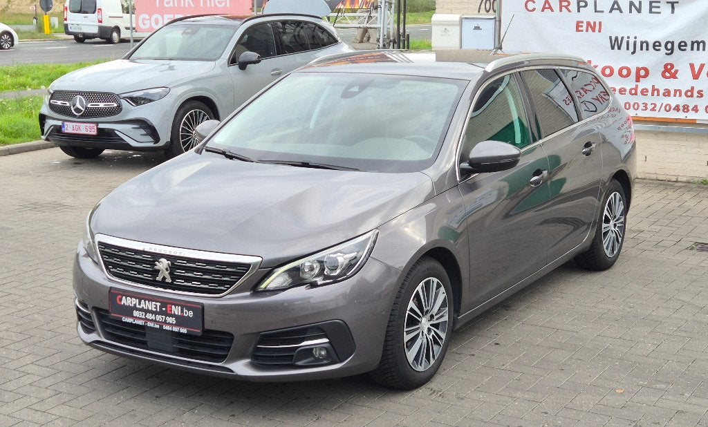 Peugeot 308 Breck 2020 113293km diesel met KEURIN & GARANTIE, Voorwielaandrijving, Dealer onderhouden, Stof, 4 cilinders
