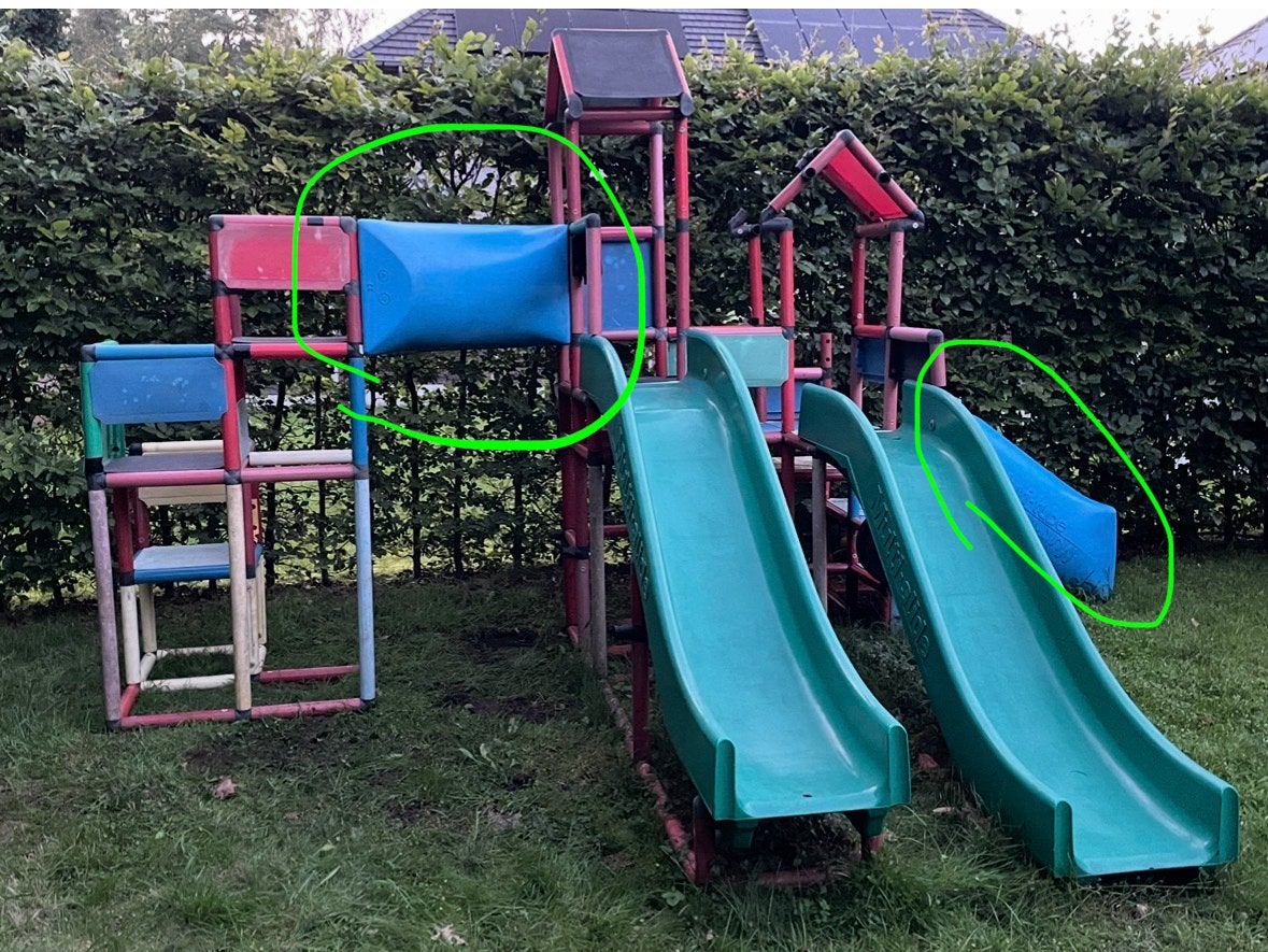 Quadro 2 multi-tube tunnels, Kinderen en Baby's, Ophalen, Zo goed als nieuw