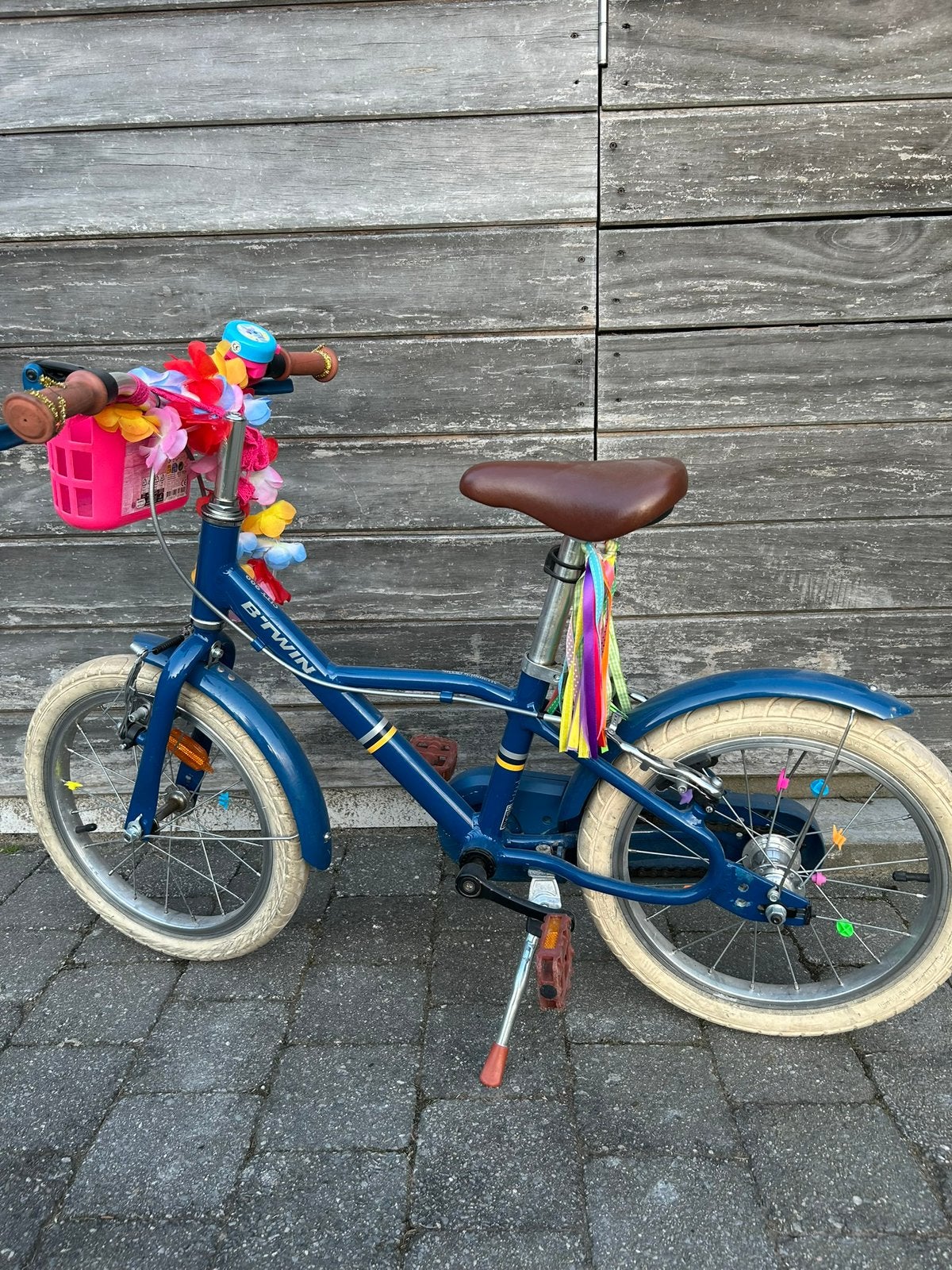 Kinderfiets B’twin 900 city 16 inch 4-6 jaar, Fietsen en Brommers, Ophalen, Zo goed als nieuw, 16 inch
