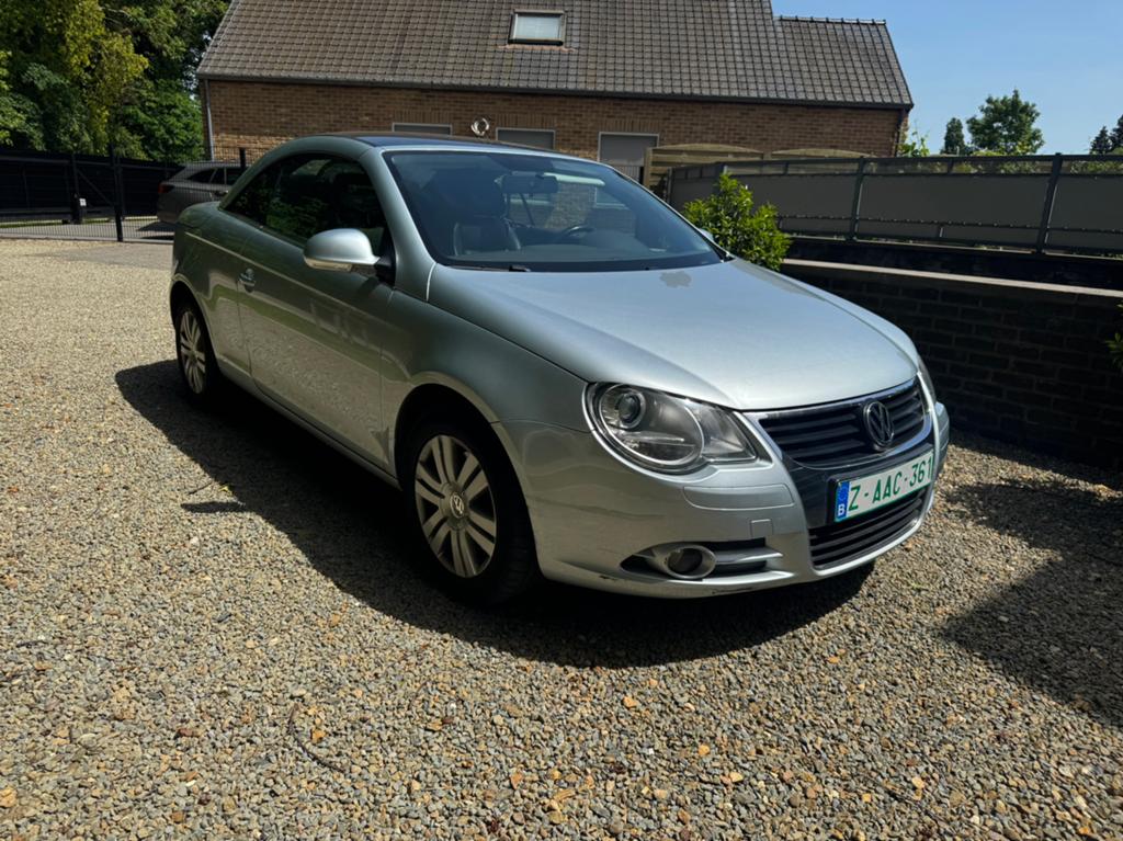 Vw Eos cabrio automaat, Autos, Volkswagen, Cuir, Argent ou Gris, Achat, Entreprise