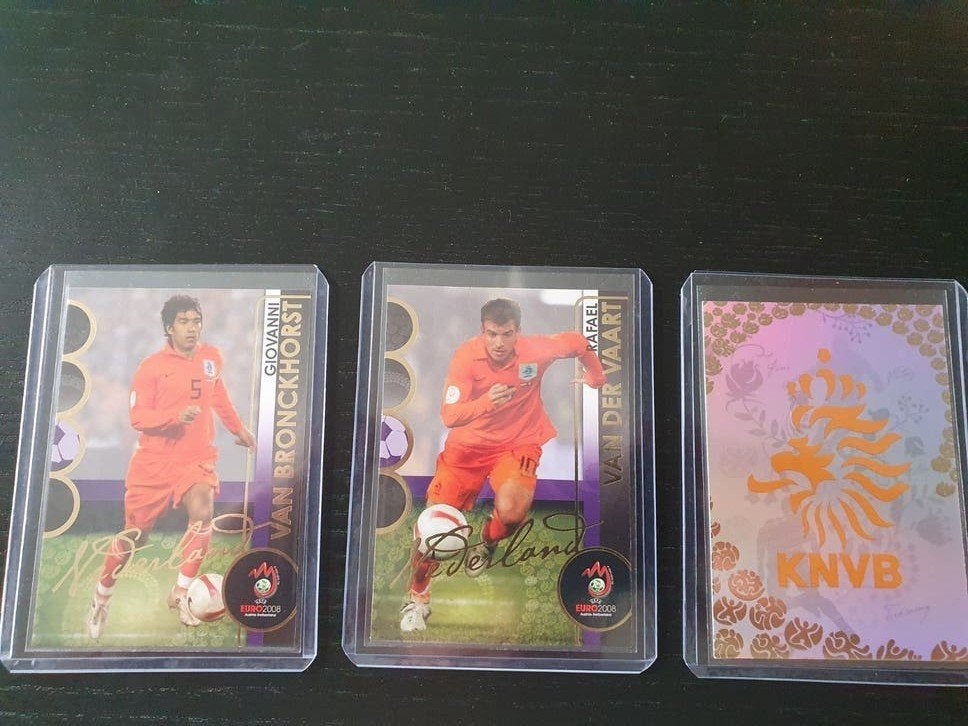 Panini 2008 Holland Van der Vaart, Ophalen of Verzenden, Zo goed als nieuw, Meerdere kaarten