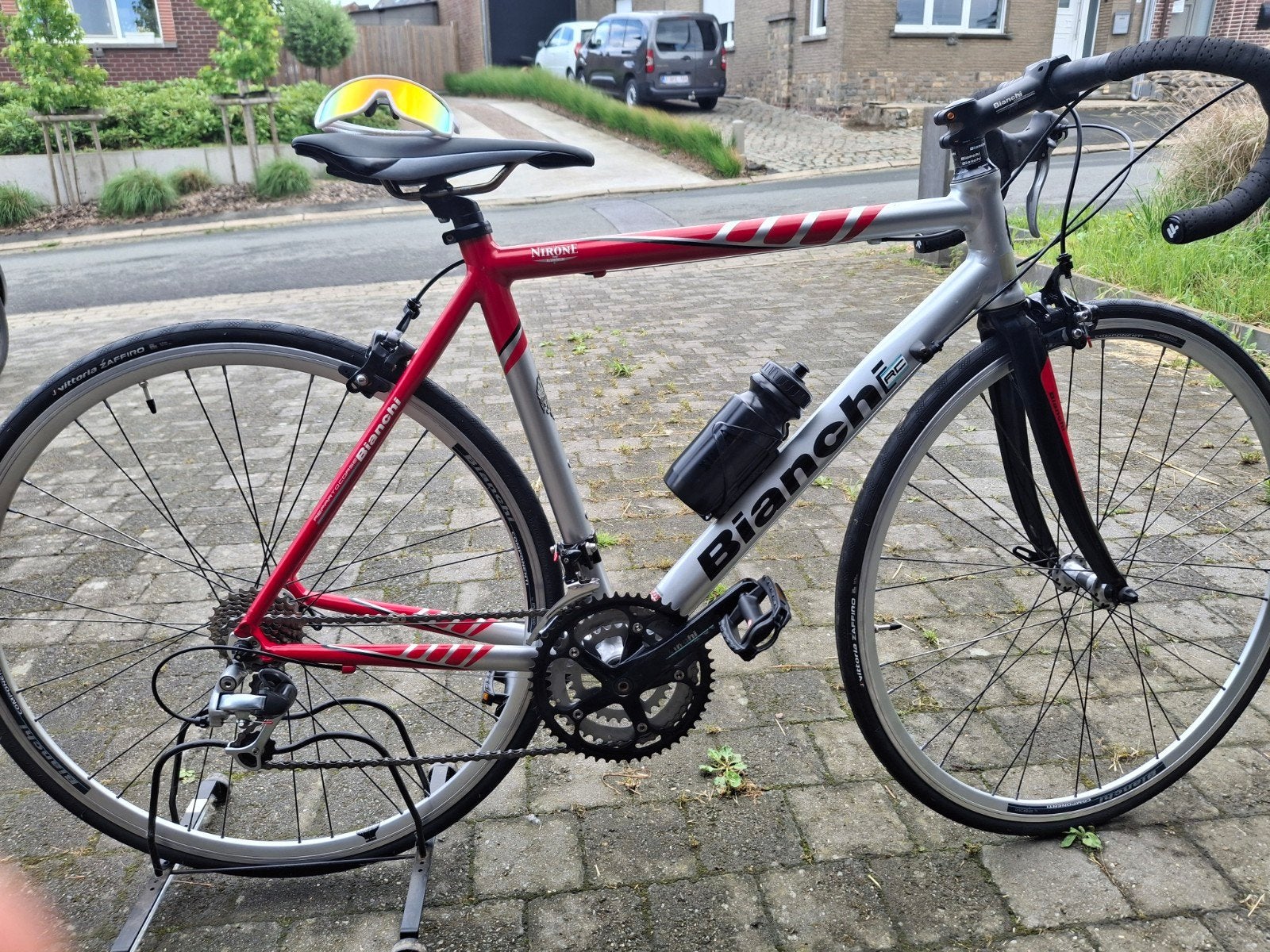 VELO COURSE JEUNE/DAMES BIANCHI NIRONE 7 MT 48 SMALL RÉNOVÉE, Frein sur jante, Aluminium, Enlèvement, Utilisé