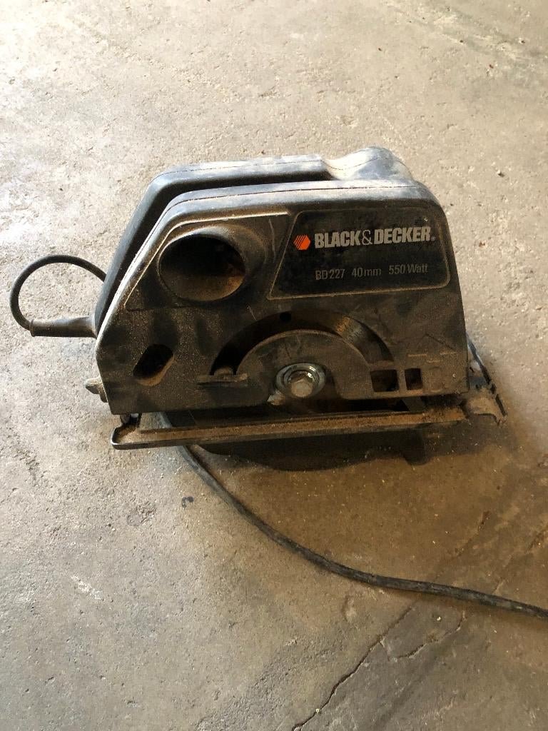 Black&Decker circle zaag, Enlèvement, Utilisé