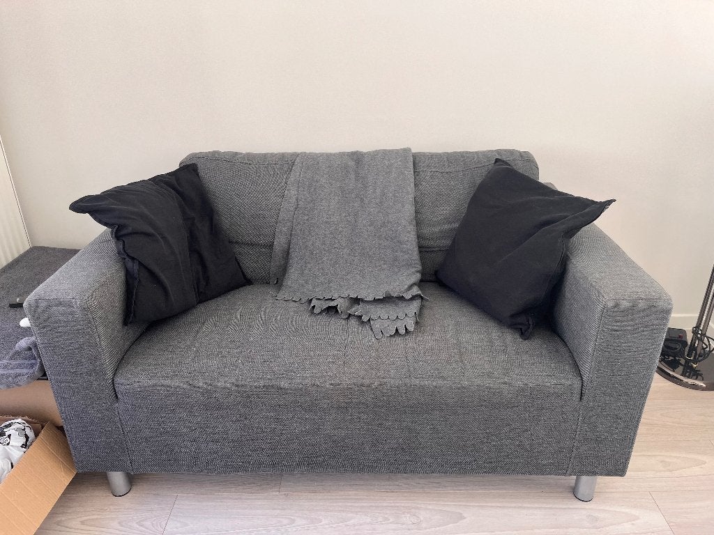Siège double, Maison & Meubles, 75 à 100 cm, Enlèvement, Utilisé, Tissus