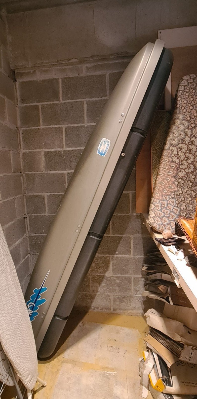 Coffre de toit de voiture de 220 cm de long., Enlèvement