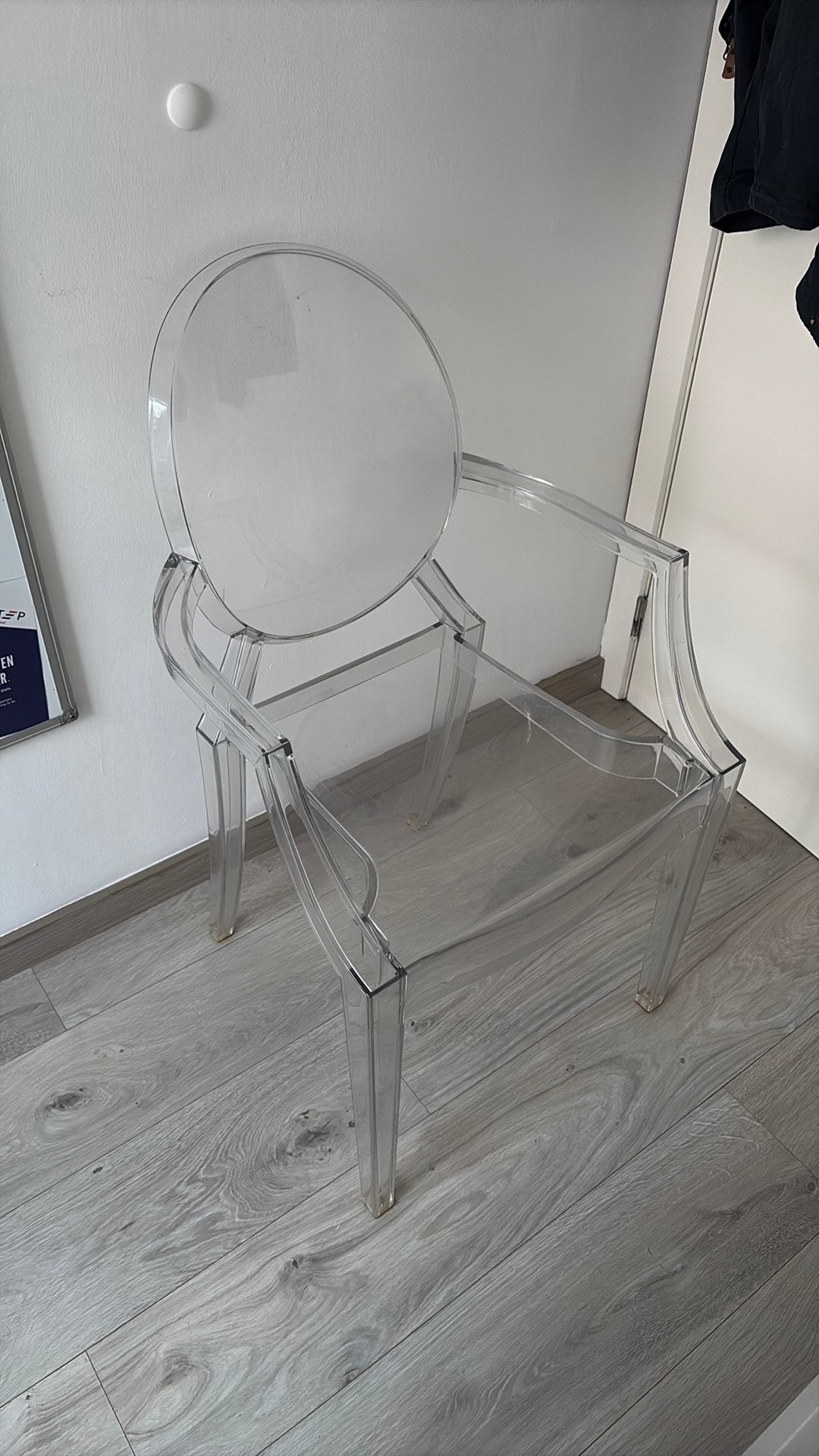 Kartell Louis Ghost, Huis en Inrichting, Stoelen, Ophalen, Zo goed als nieuw