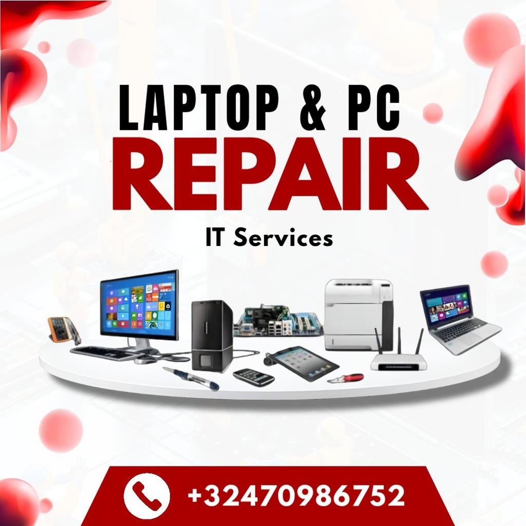 Service rapide de réparation d'ordinateurs portables, Informatique & Logiciels, Enlèvement