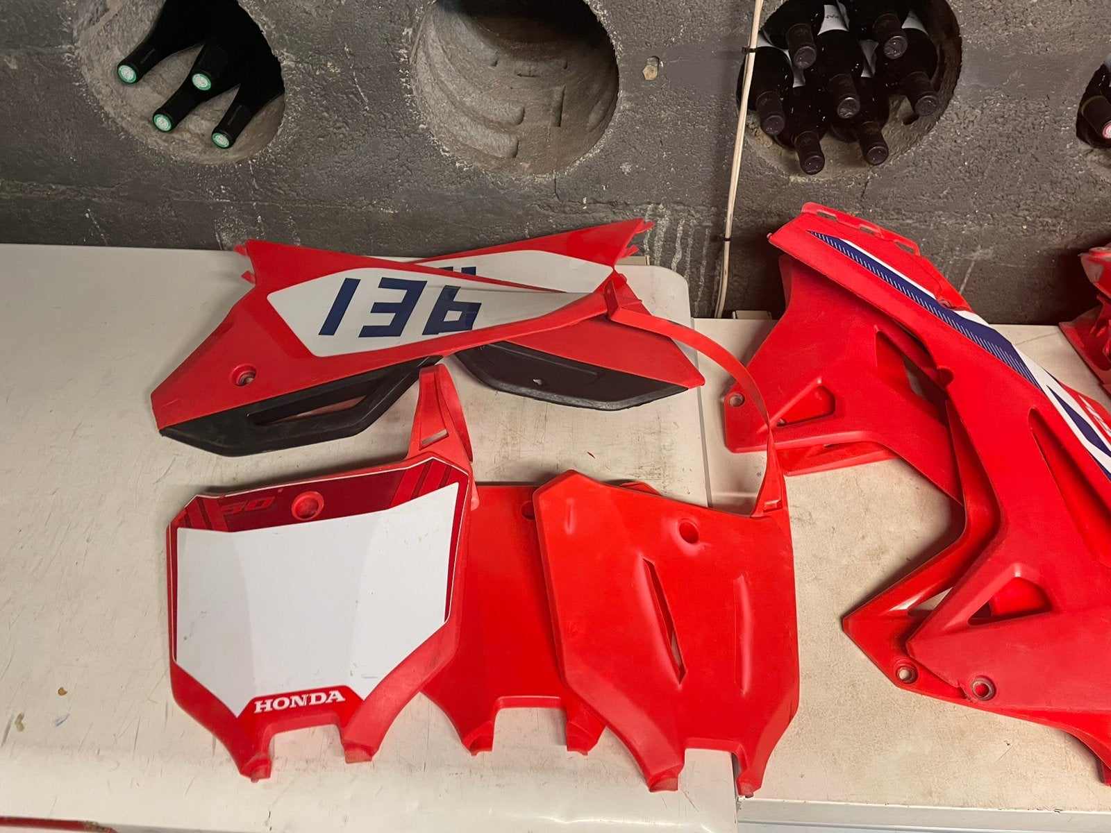 Plastique Honda, Motos, Enlèvement