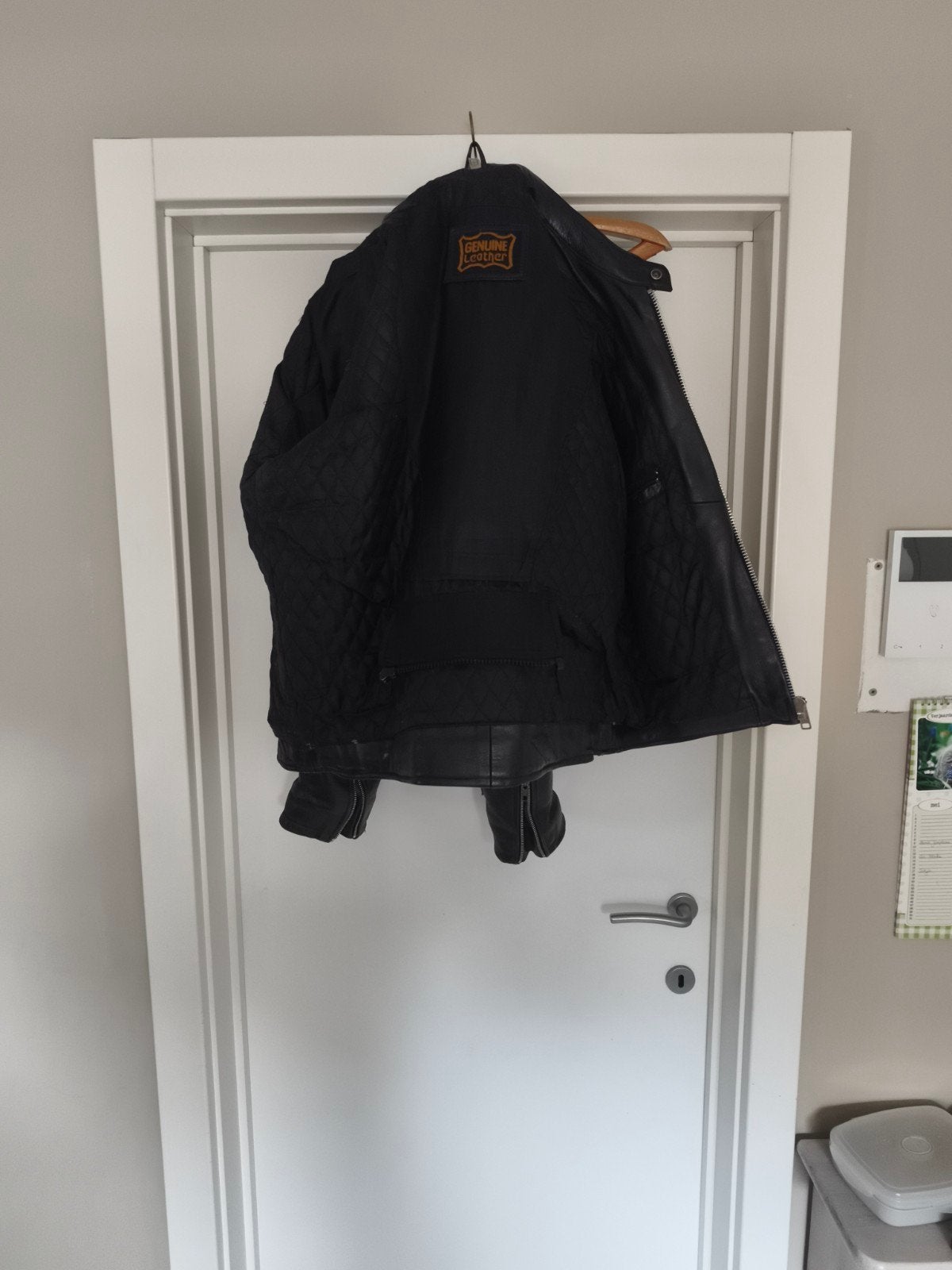 Te koop retro Harley jas, Motoren, Ophalen, Jas | leer