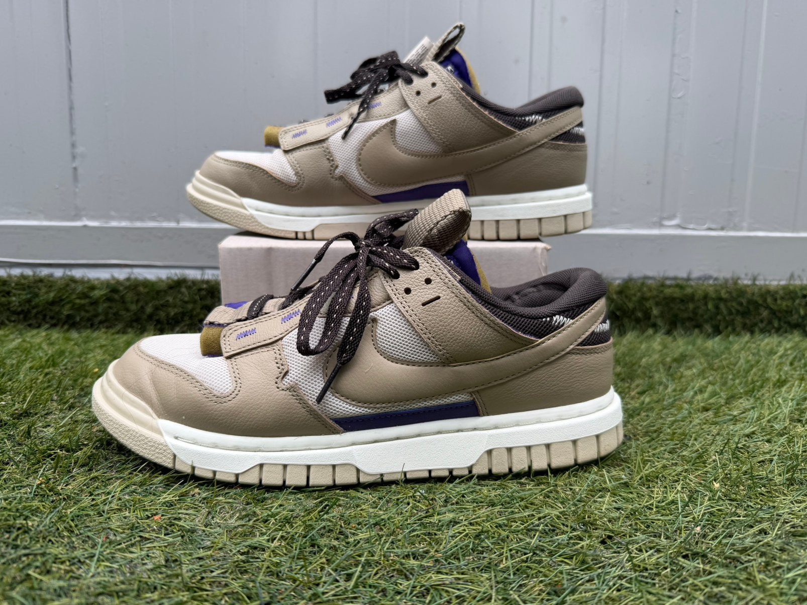 originele Nike Air Dunk Jumbo Mushroom in maat 42,5., Kleding | Heren, Schoenen, Overige kleuren, Ophalen of Verzenden, Zo goed als nieuw