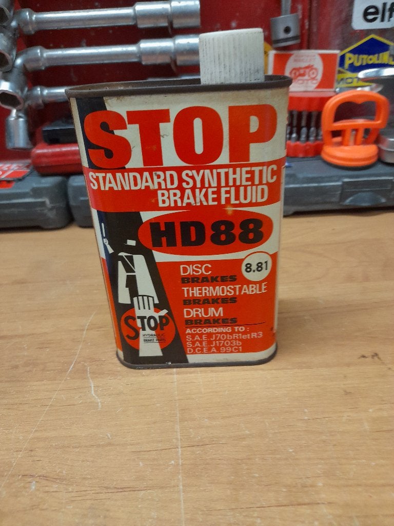 oude lege olie kan de hd88 8.81 rem stoppen, Verzenden, Gebruikt, Overige typen
