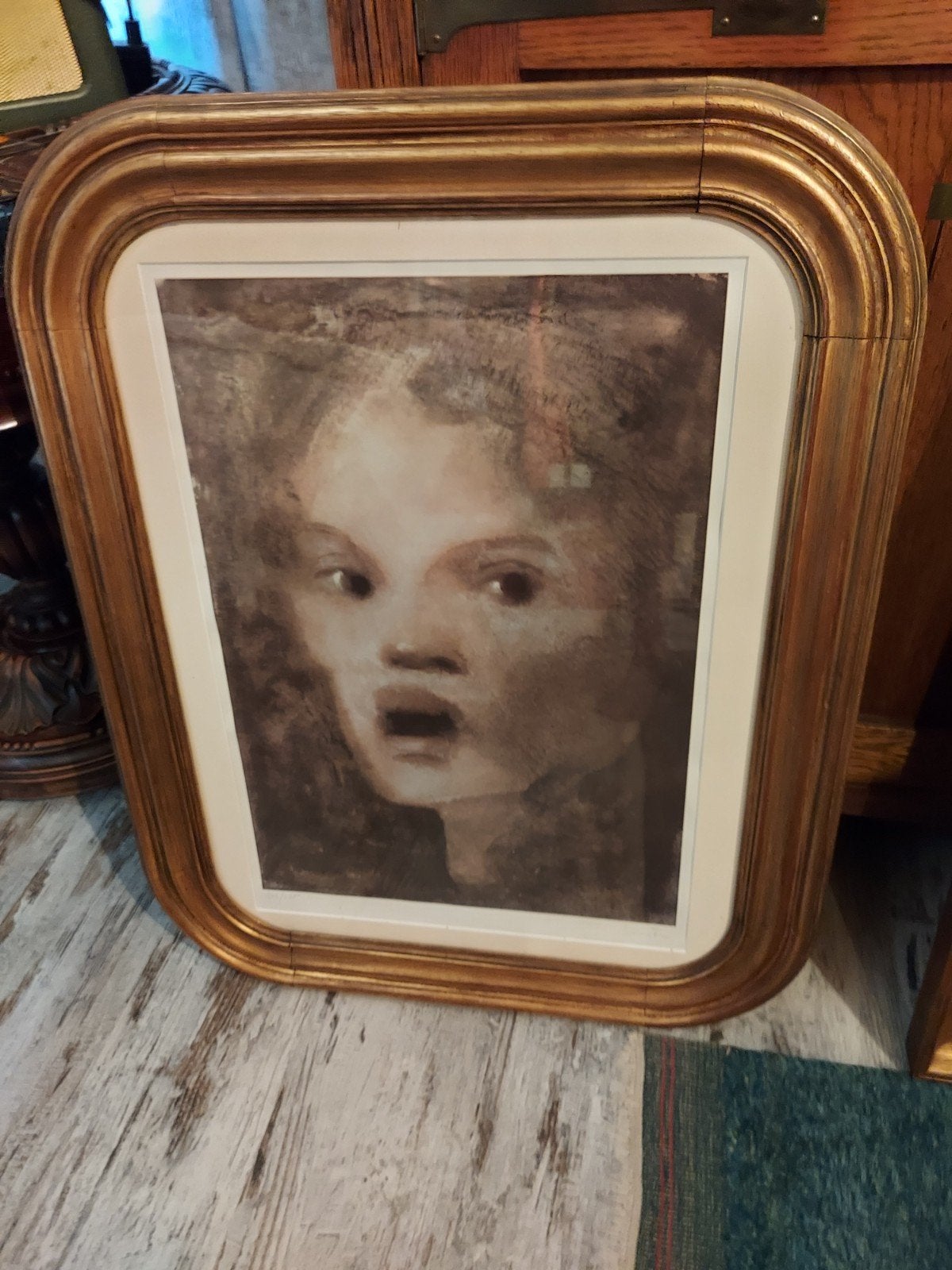 La surprise, Antiek en Kunst, Ophalen, Portret, 60 cm, 40 cm